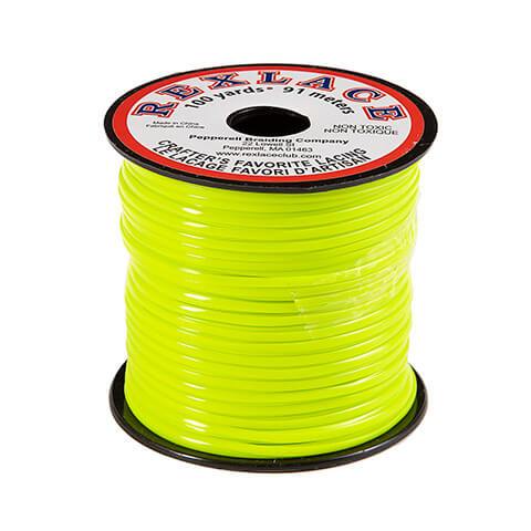 Rexlace Plastic Neon Yellow-Green 100 yards 