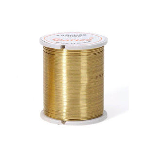 Beading Wire 28 Gauge Gold
