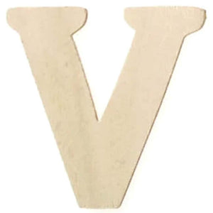 Wood Letter A 2pc/Pkg 1.5in