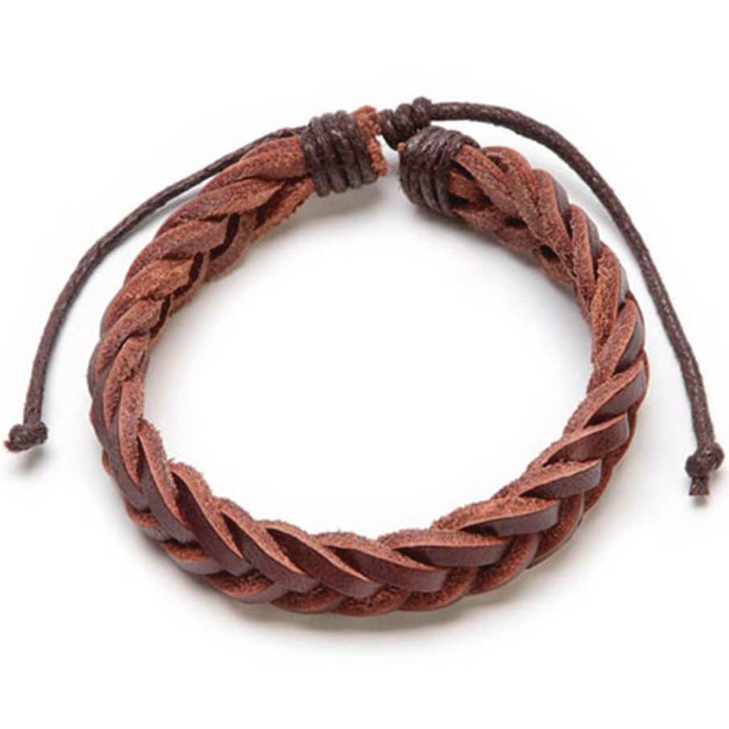 Leather Bracelet Braided 