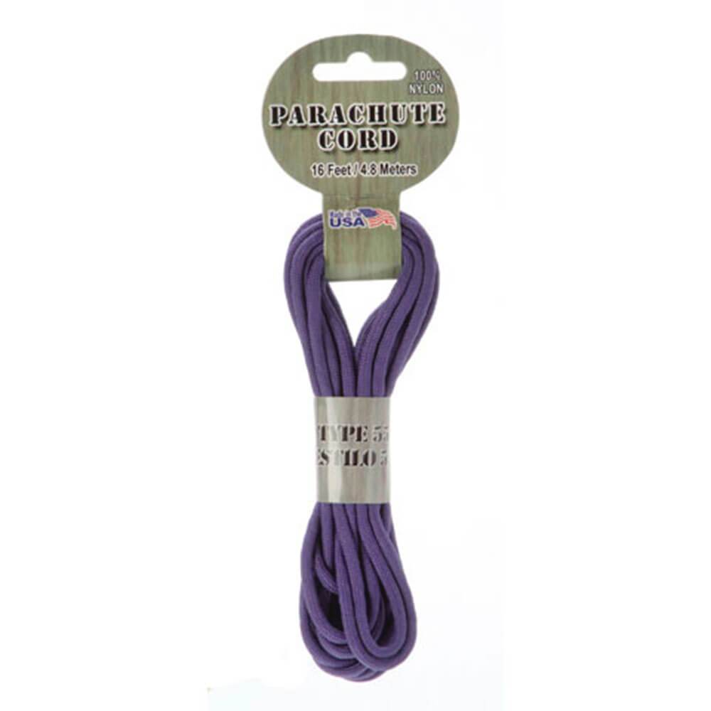 Parachute Cord 550lb Purple 16 feet