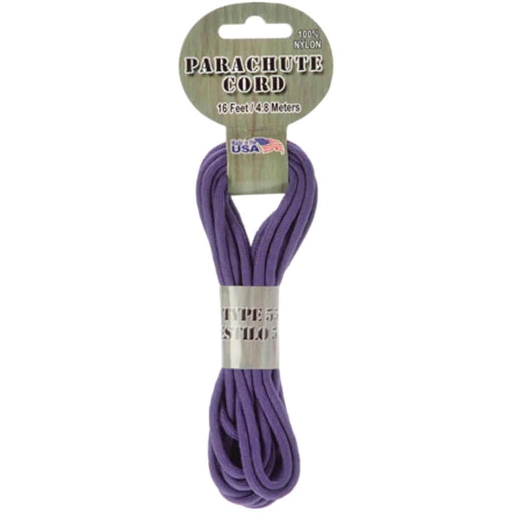 Parachute Cord 550lb Purple 16 feet 