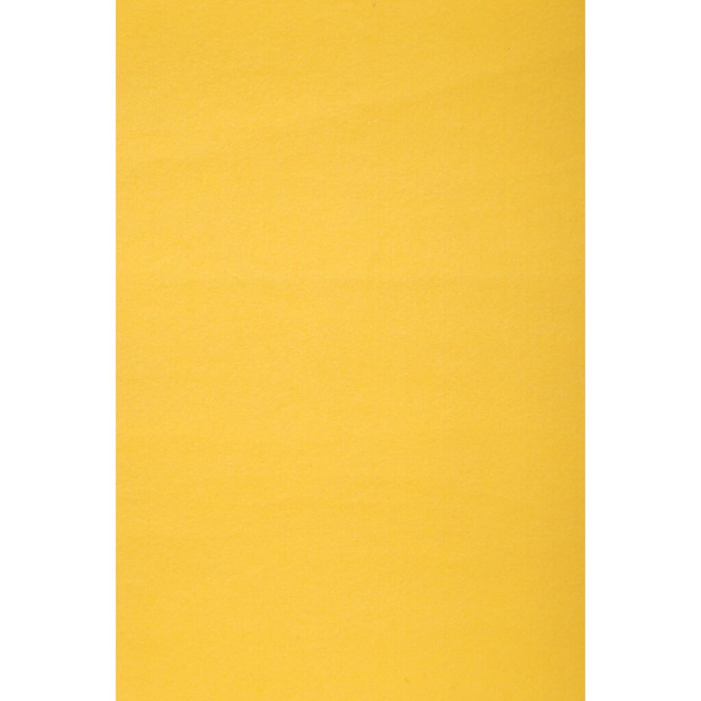 STIFFENED FELT SHEET 12X18IN YELLOW 