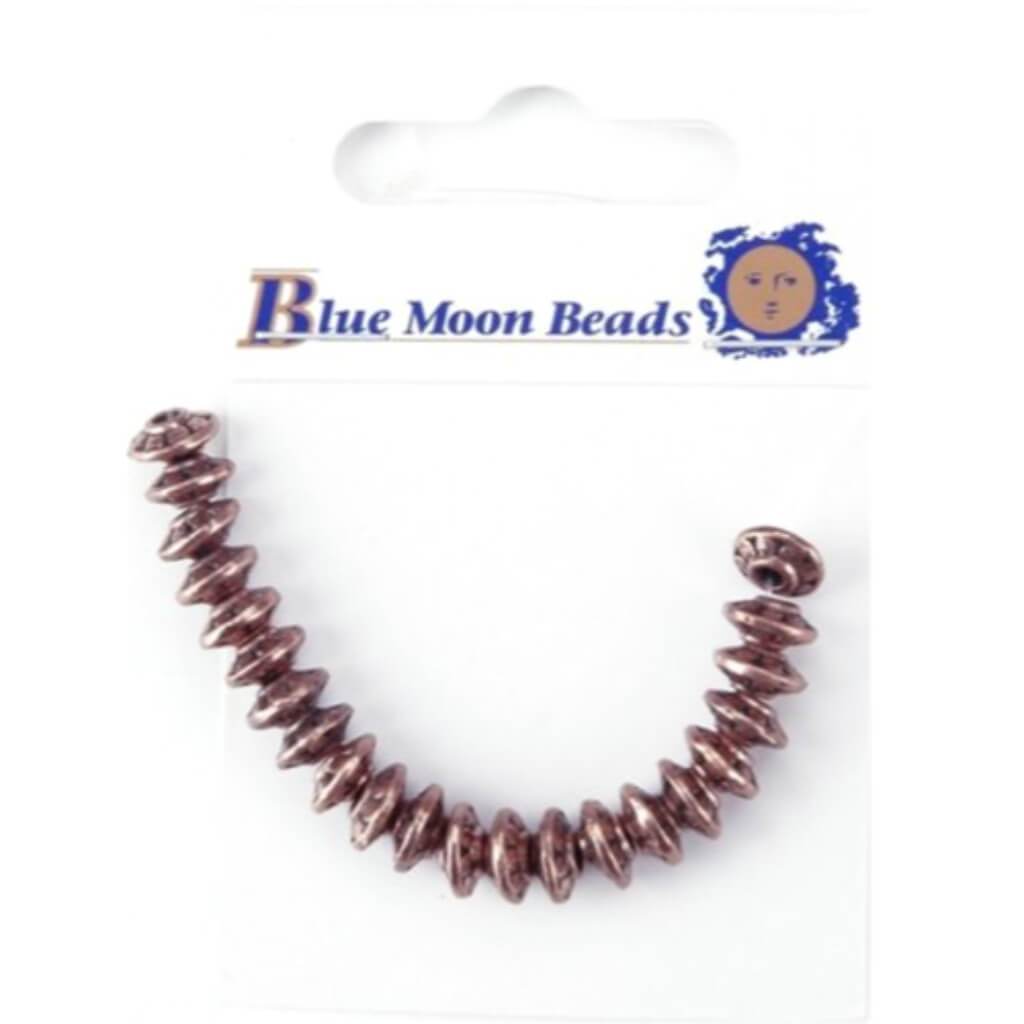Blue Moon Value Pack Metal Spacer Beads Copper Rondelles 22/Pkg