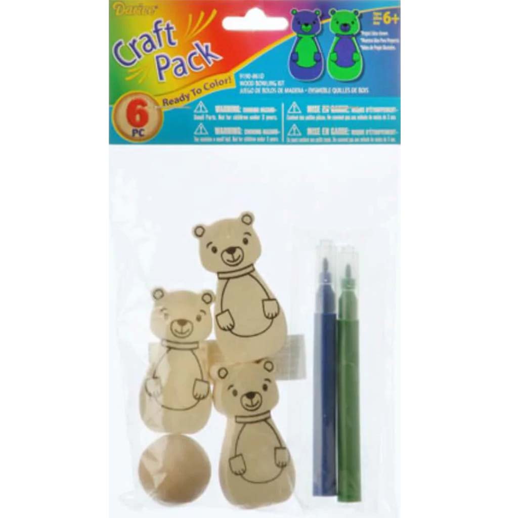 WOOD BEARS BOWLING KIT 