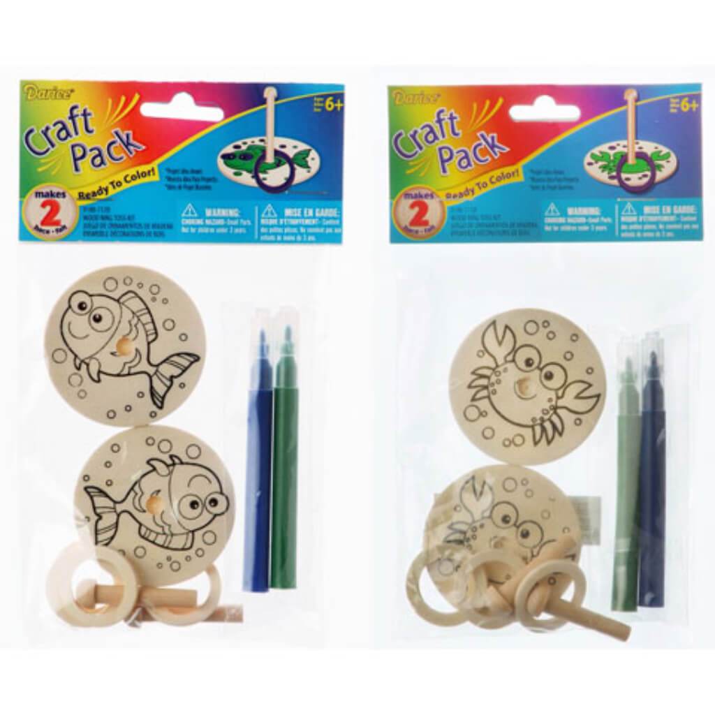 WOOD RING TOSS KIT 