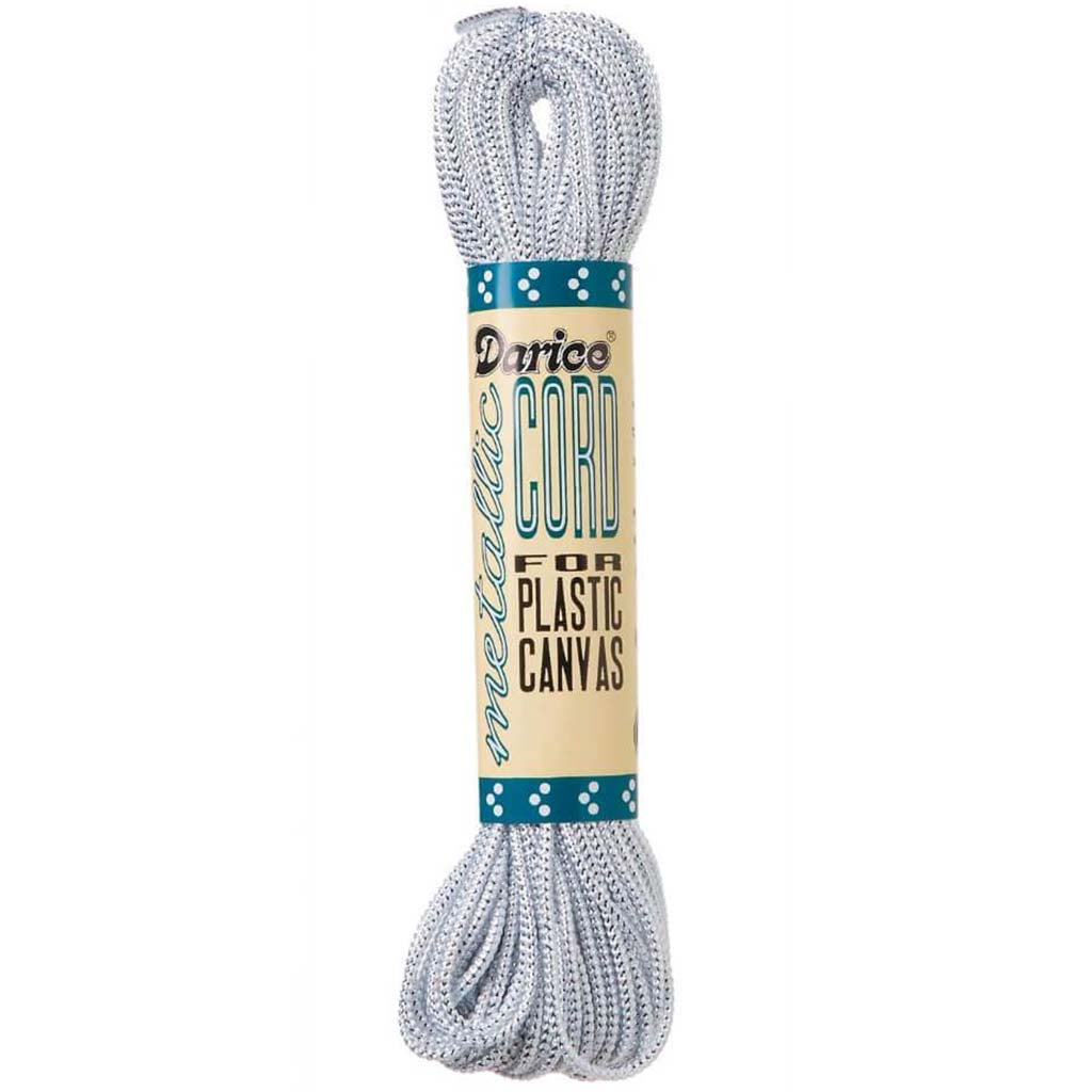 CORD METAL HANK 27YD SILVER 