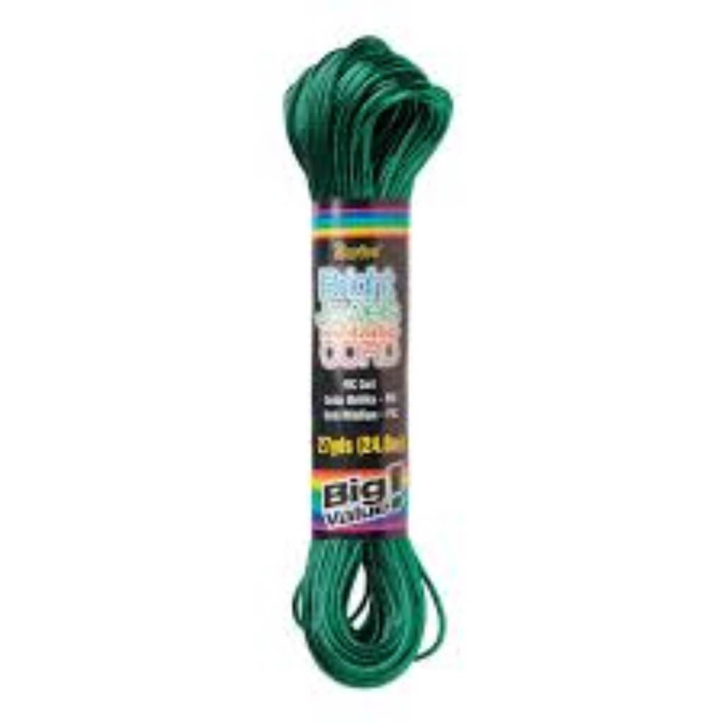 Green Color Metallic Cord 27Yd 