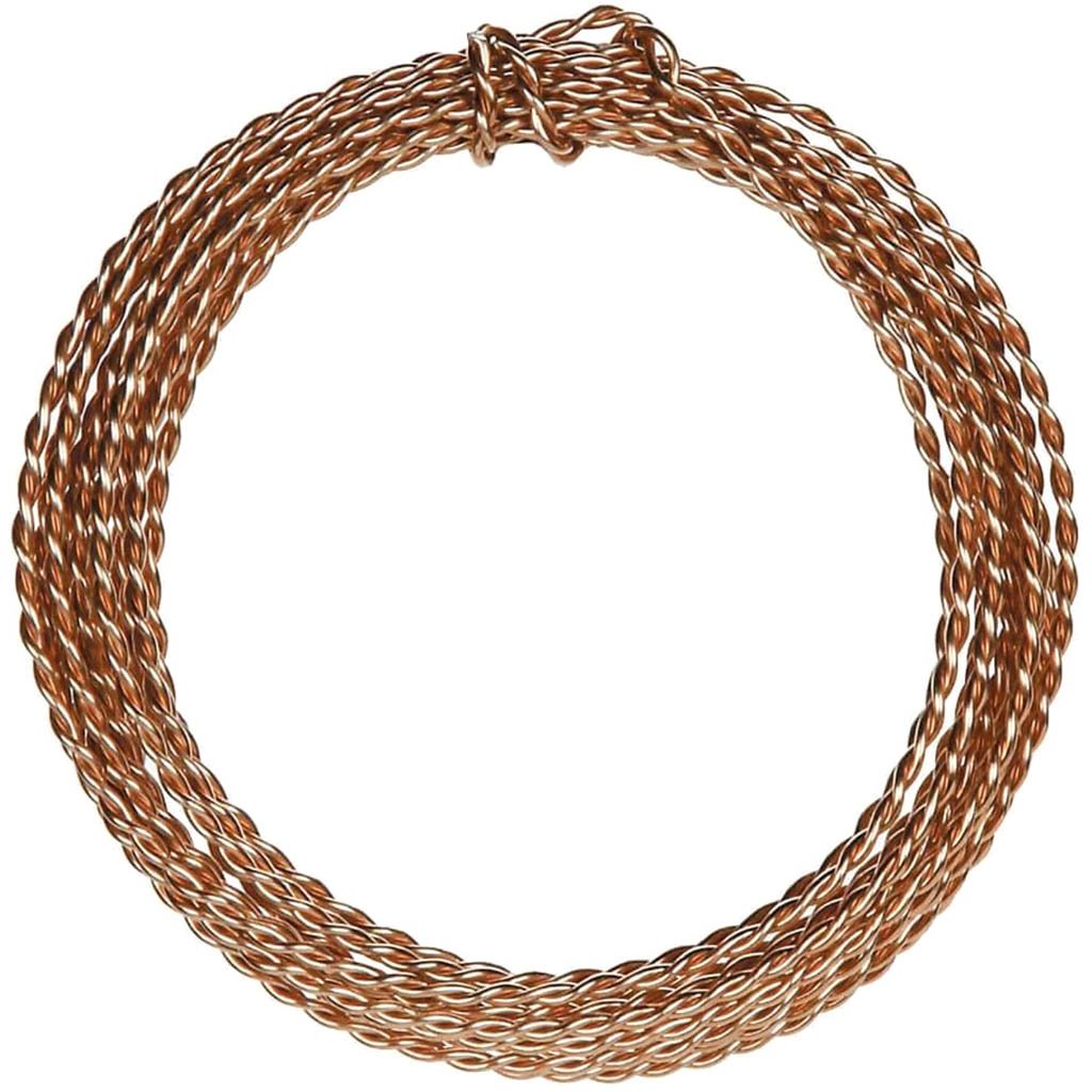 ALUMINUM WIRE GOLD 18GAUGE 3YD 