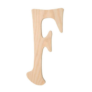 Wood Letter Special Font 6in