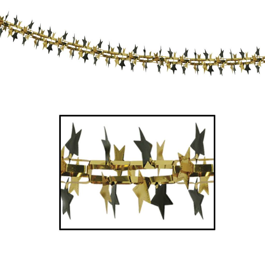 Star Metallic Chain Garland 