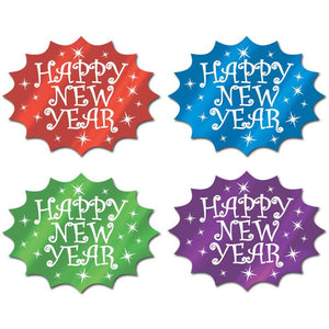 Foil Happy New Year Cut-Outs