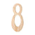 Wood Number Special Font 6in