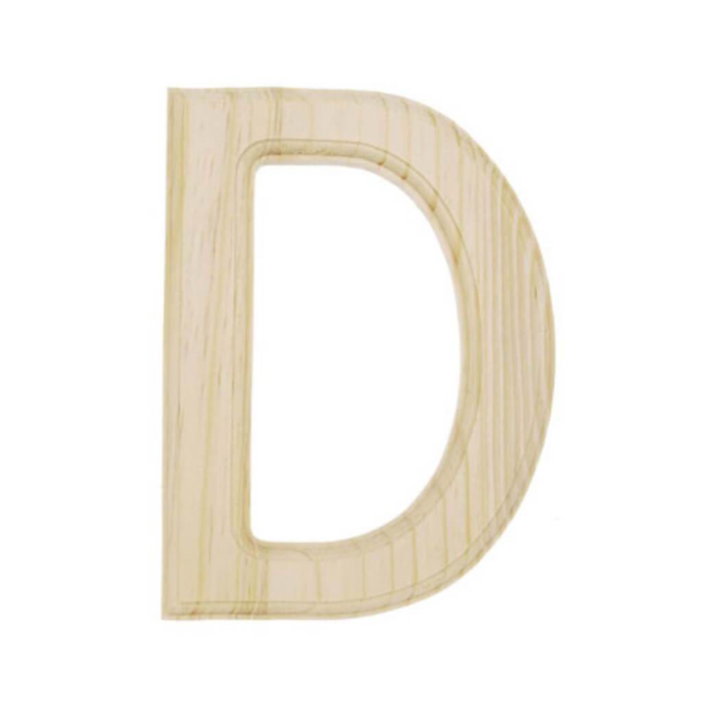 Beveled Wood Letter