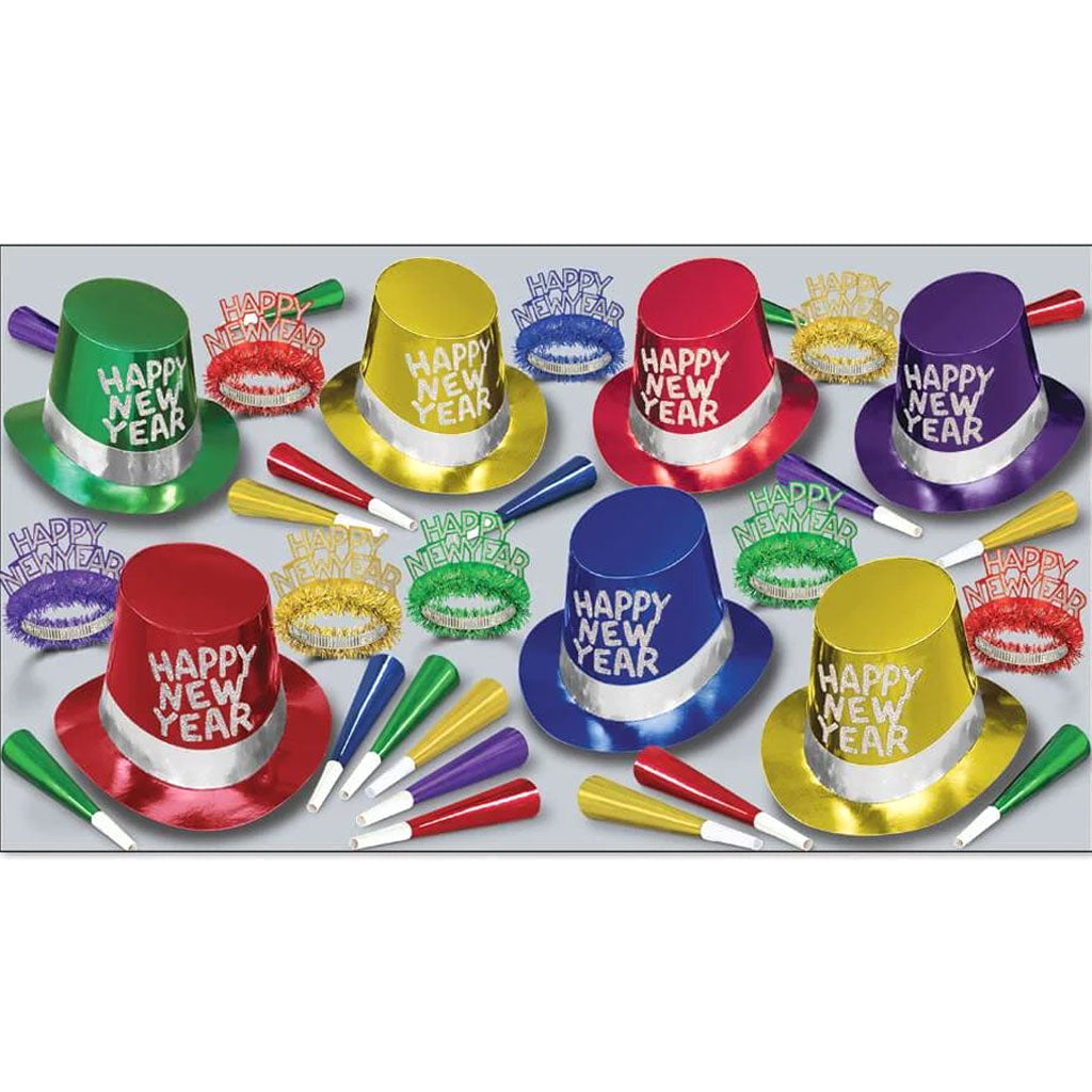 New Year Party Kit 42nd Street 50pcs Assorted 