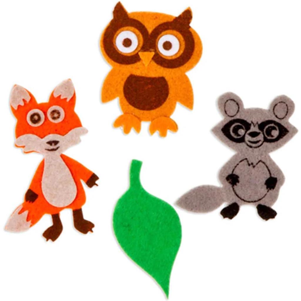 Felties Felt Stickers Forest Friends 15 pieces 