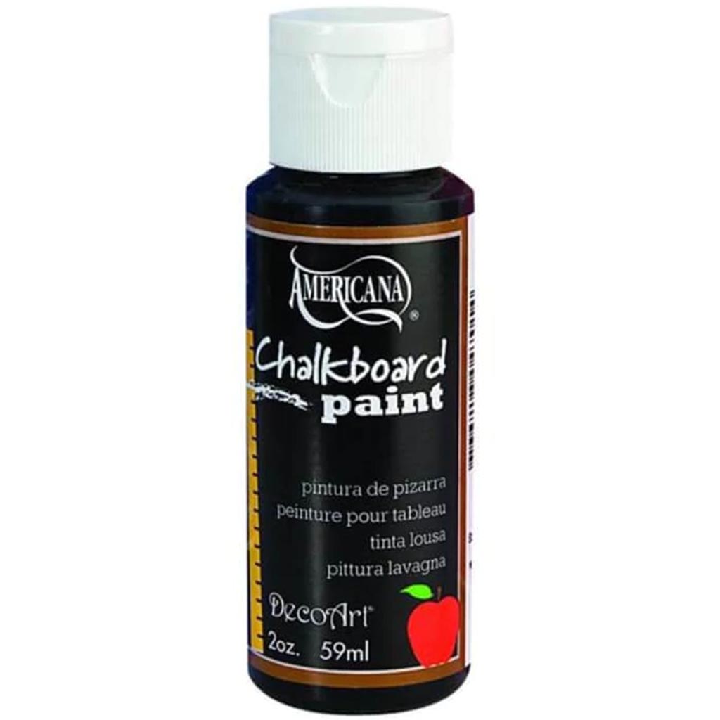 Gloss Enamels Glass Chalkboard Paint 2oz Black