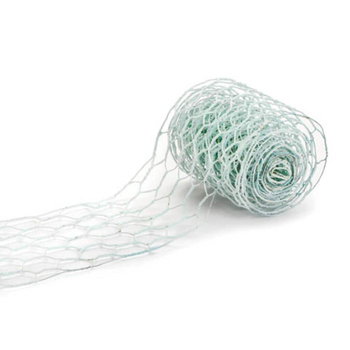 WIRE CHICKEN GARLAND LT.BLUE 