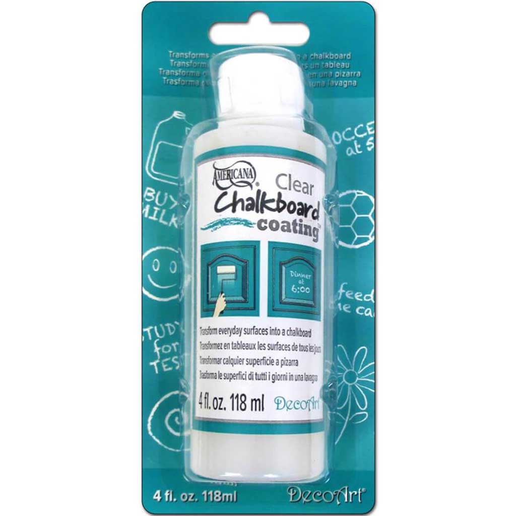 DecoArt Americana Clear Chalkboard Coating 4 oz