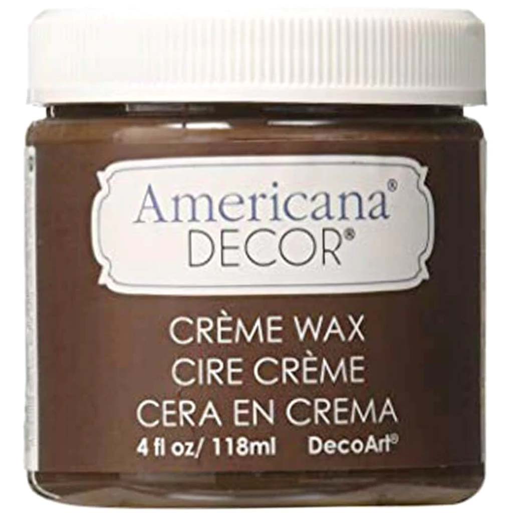 Deco Art Americana Decor Creme Wax 4oz Deep Brown