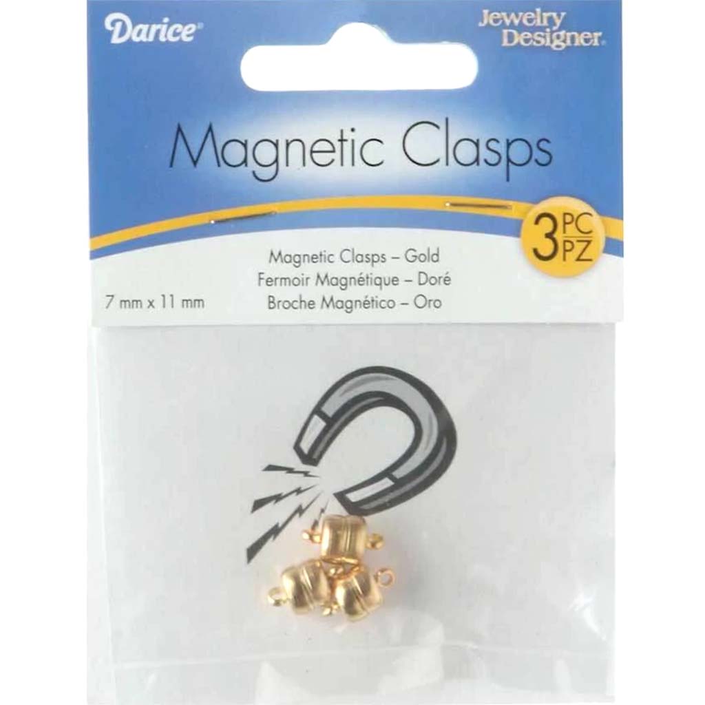 Clasp Magnetic Gold 7 x 11mm