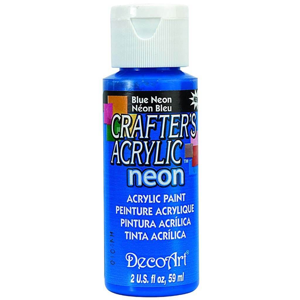 Crafter's Acrylic All-Purpose Paint 2oz Blue Neon