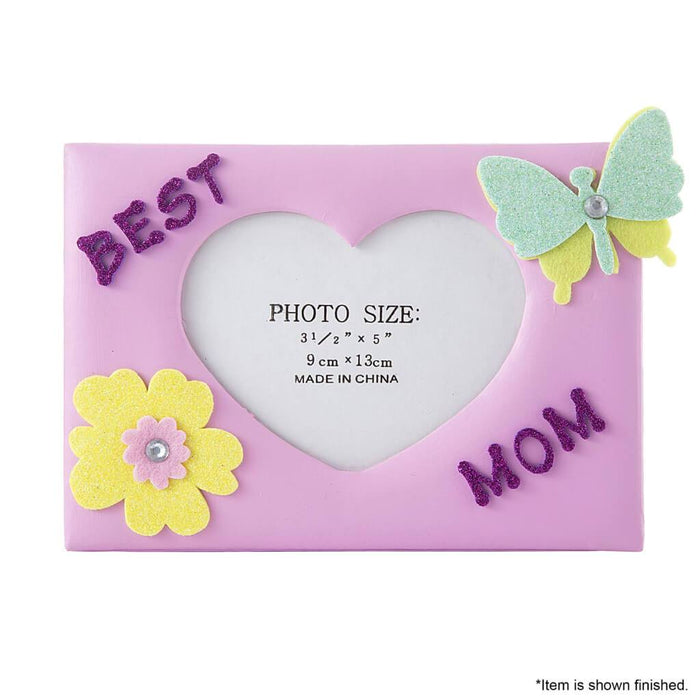 PAPER MACHE WITH HEART FRAME 5X7IN 