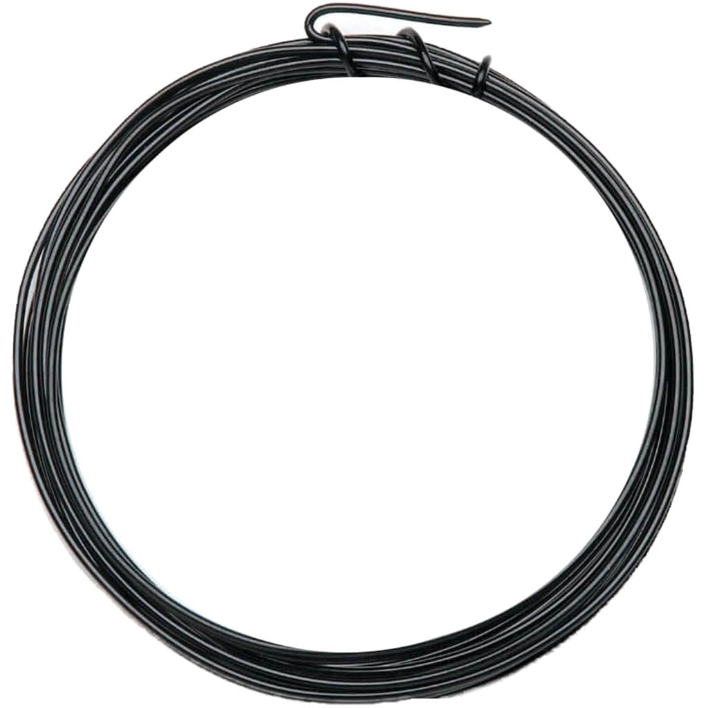 ALUMINUM JEWELRY WIRE BLACK 18GAUGE 3YD 