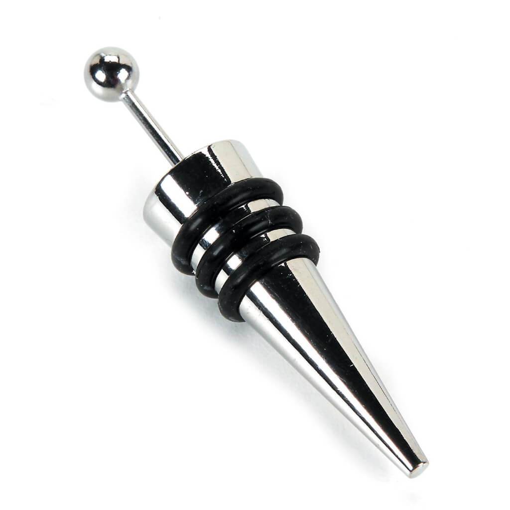 WINE STOPPER ALLOY 4X7.5 SILVER 