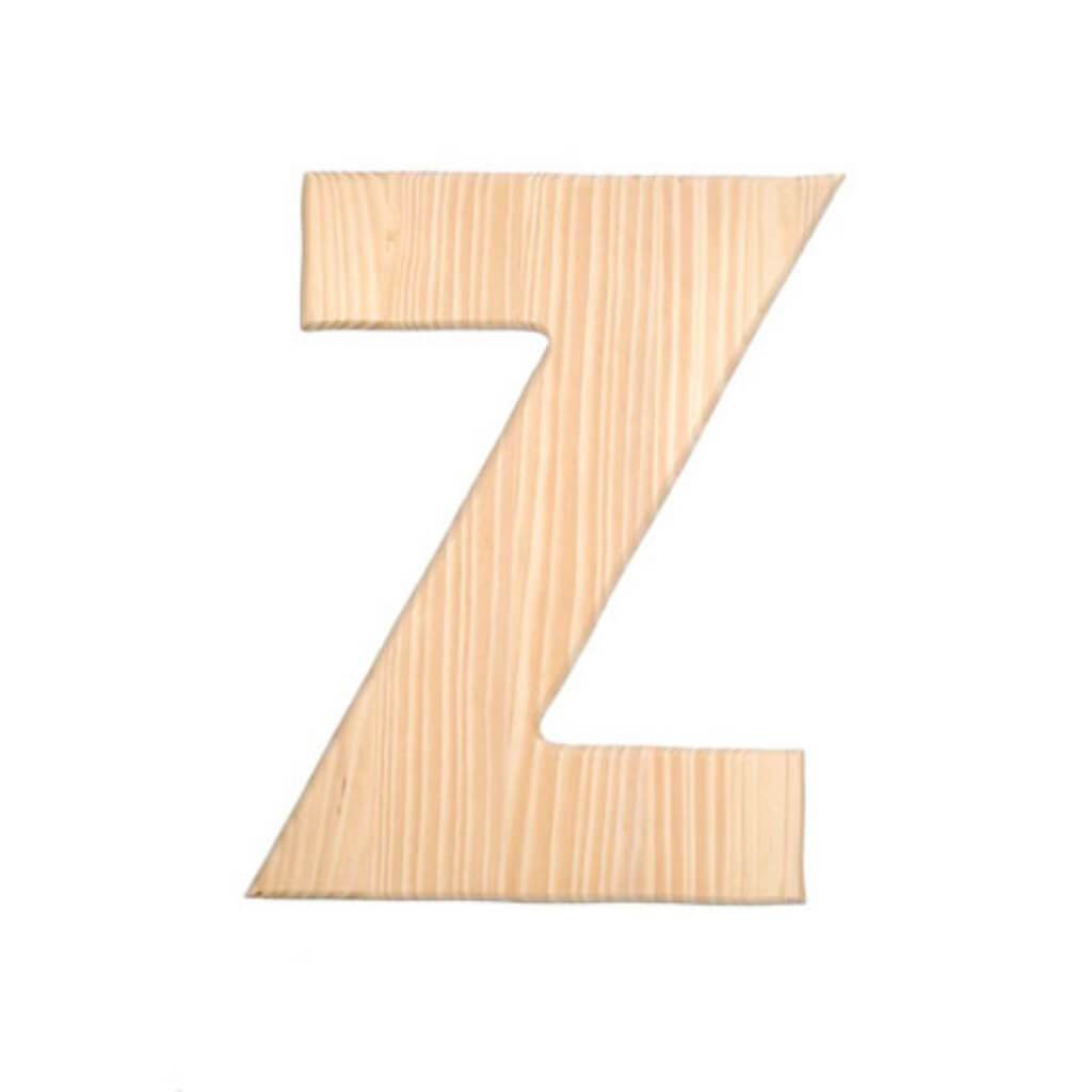 Unfinished Wood Letter 12in