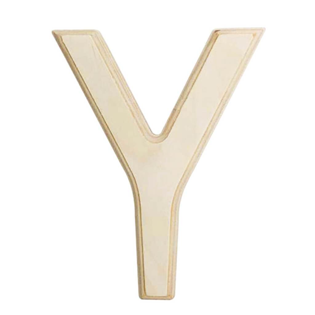 Beveled Wood Letter