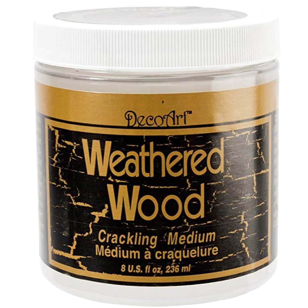 Weathered Wood Jar 8oz