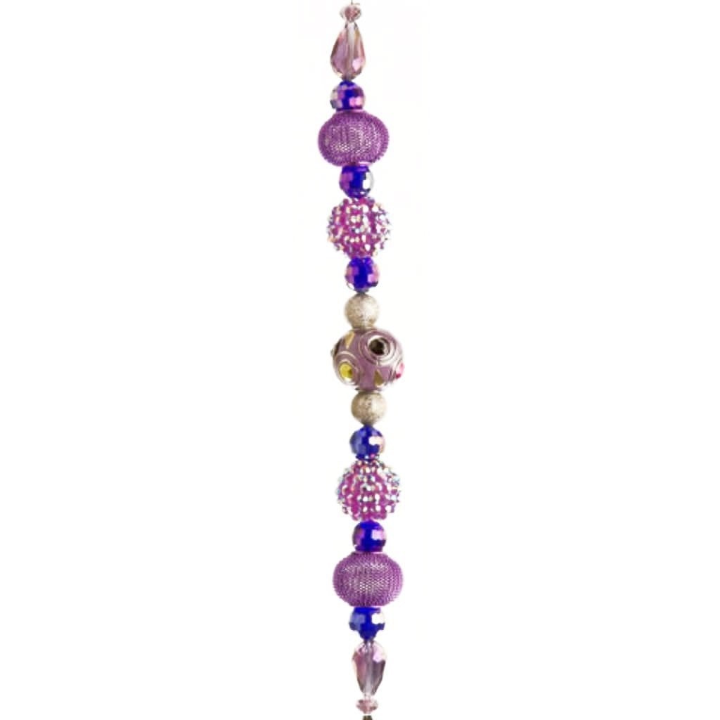 BEAD BOHO STRAN LAVENDER KASHMIRI 