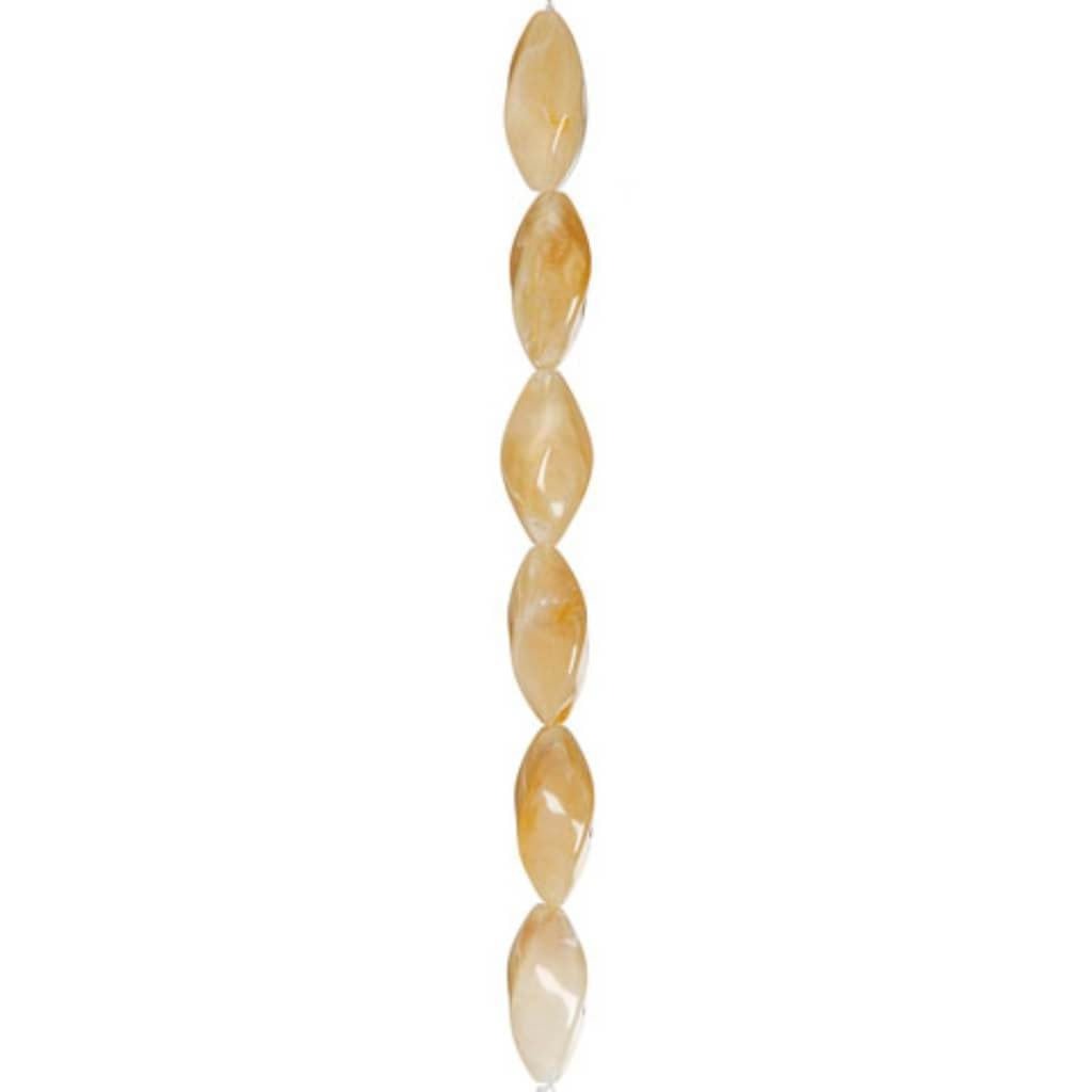 BEAD STRAND ACRYLIC TAN 7IN 