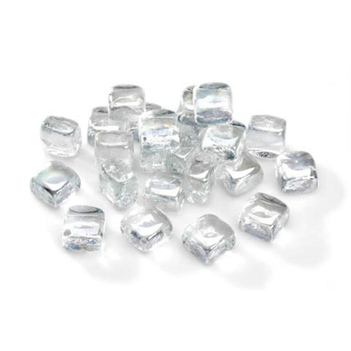 Ice Nugget Clear Glass 