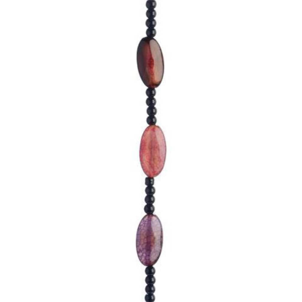 BEAD STRAND AGATE MULTICOLOR 