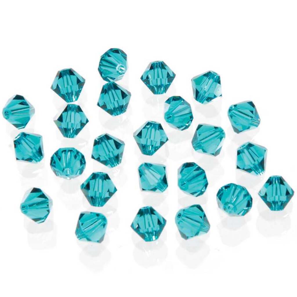 BEAD SWAROVSKI BICONE INDICOLITE 6MM 