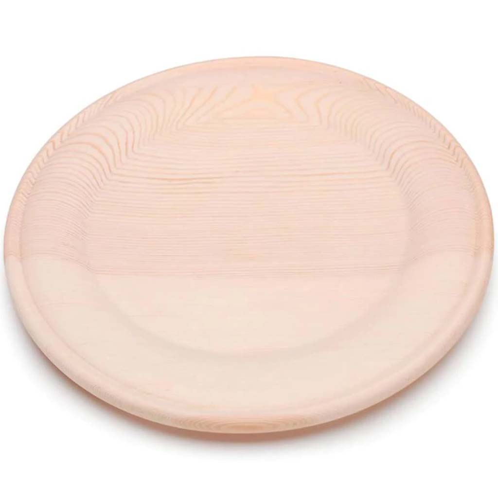 WOOD PLATE 10IN 