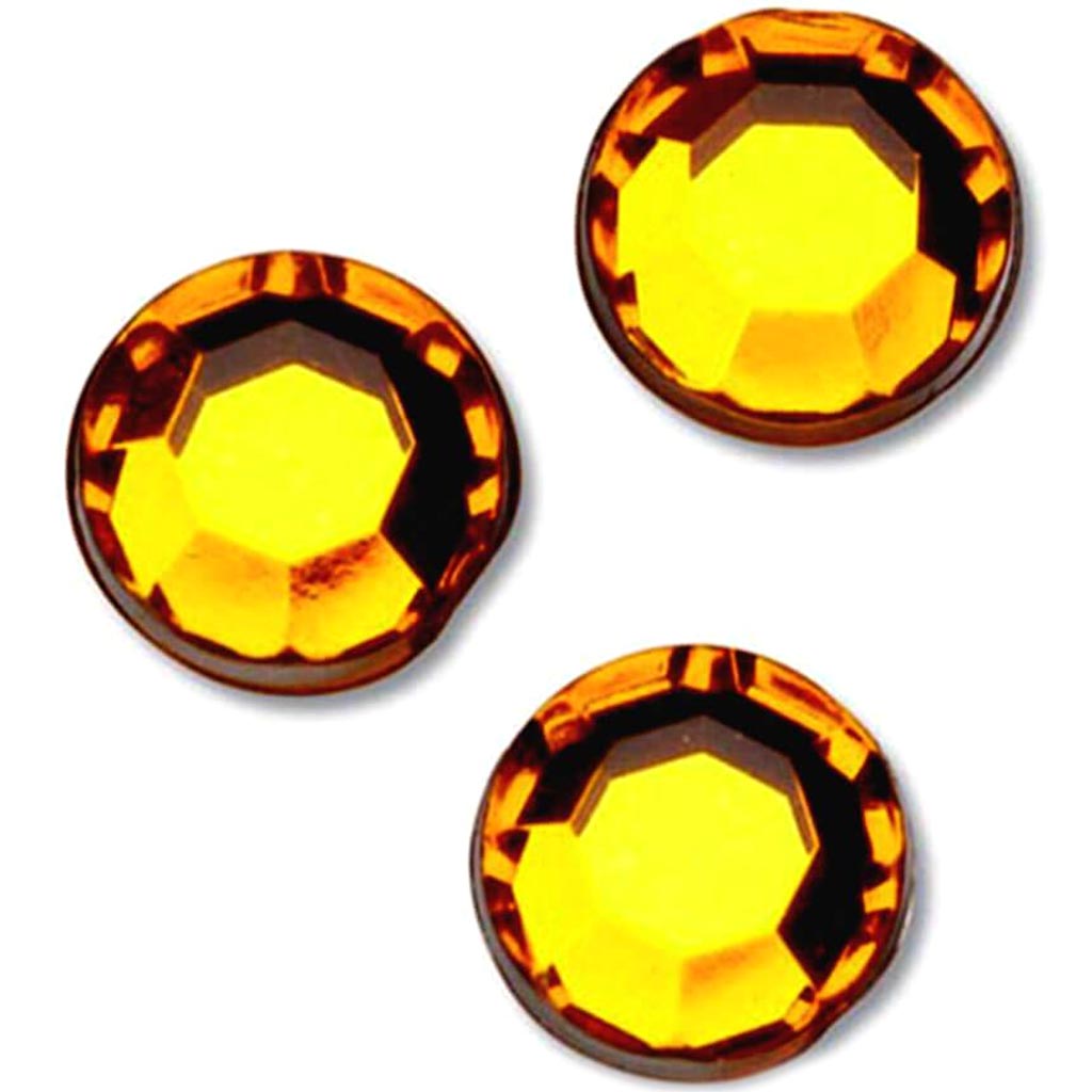 Rhinestones Topaz Round 7mm 