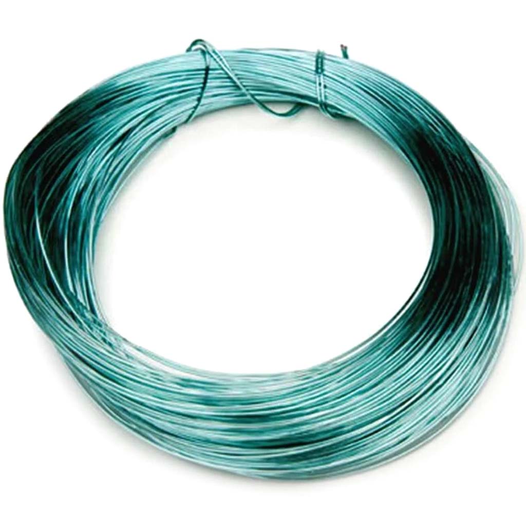 Silver Plated Copper Wire 26 Gauge Sea Green 30 Yards 