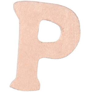 Wood Letter A 2pc/Pkg 1.5in