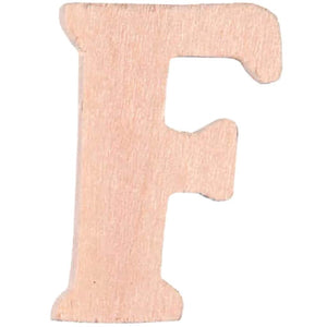 Wood Letter A 2pc/Pkg 1.5in