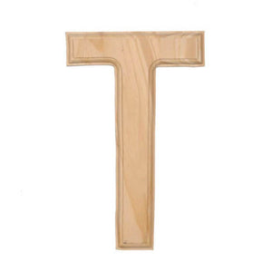 Beveled Wood Letter