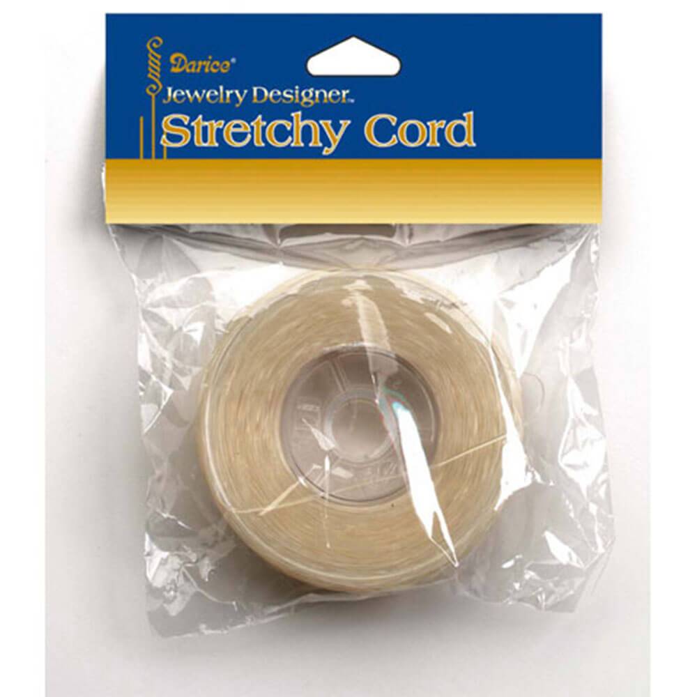0.8mm Stretchy Cord Clear 100 Yards 