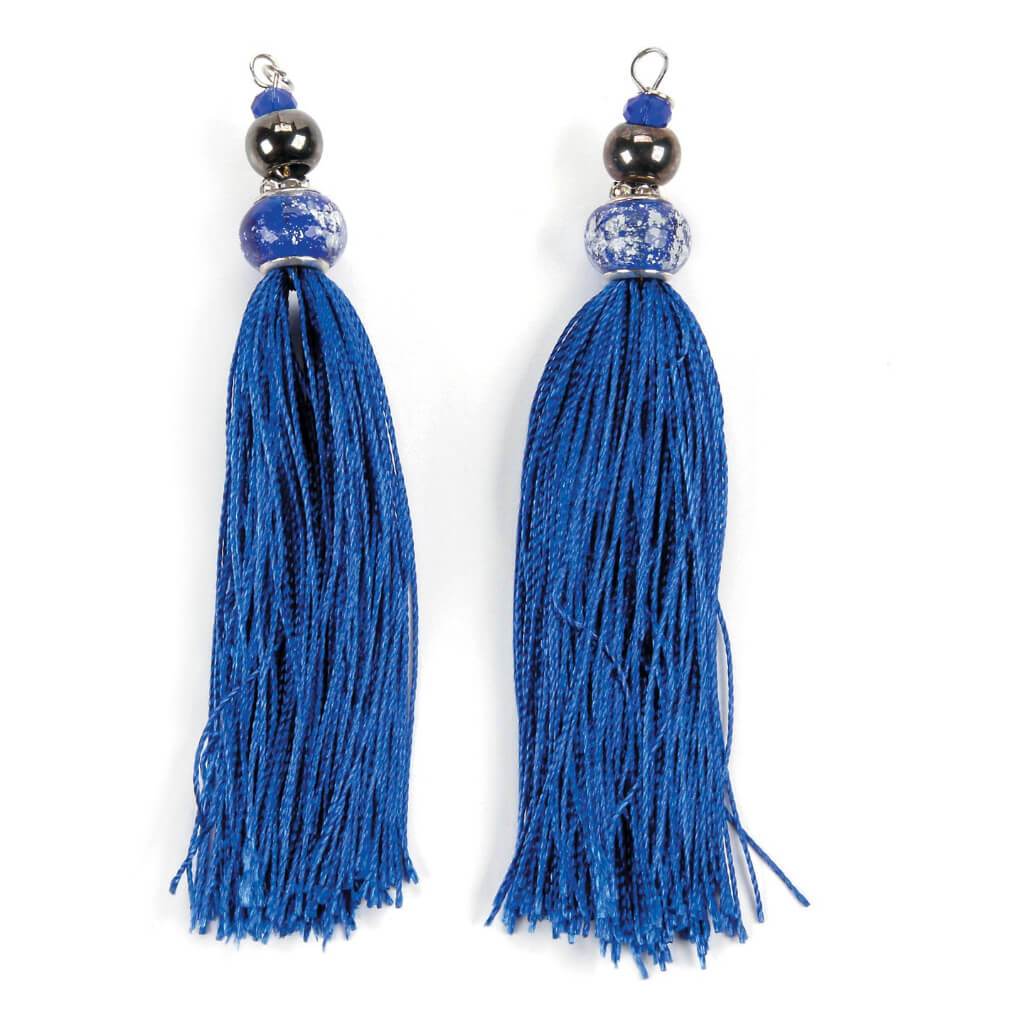 TASSEL THREAD DARK BLUE 2PC 