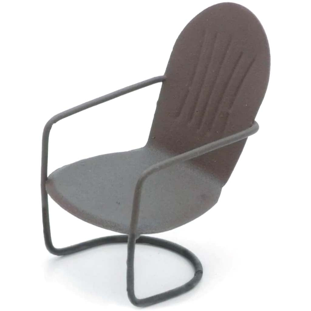 MINIATURE METAL ARMCHAIR 1PC 