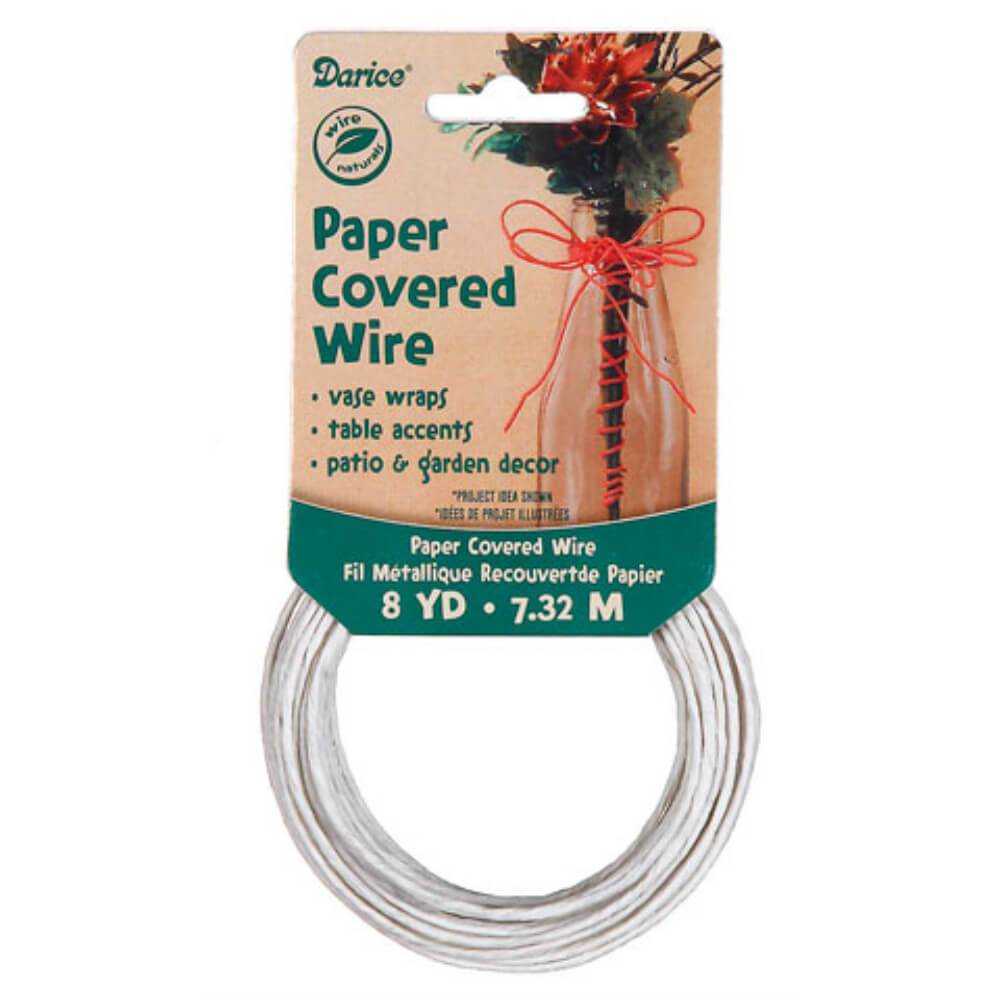 Paper Covered Wire Natural 8 yards 