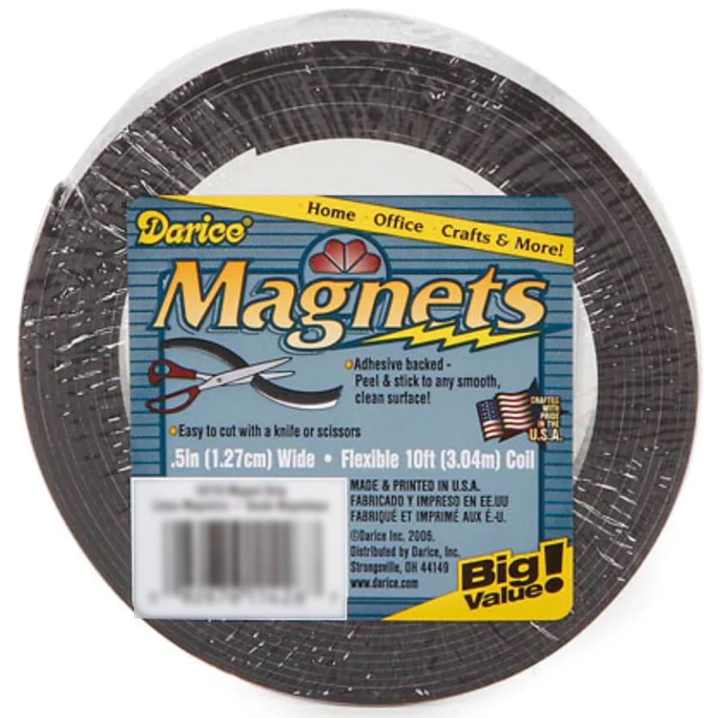 Magnet Adhesive Back Strip 10 ft 