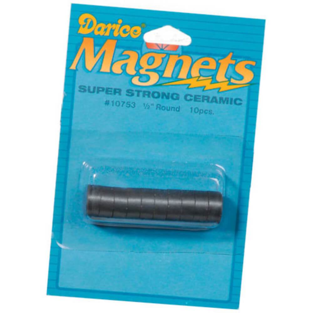 Magnets Rubber Round 3/16 x 1/2 inch10 assorted size 