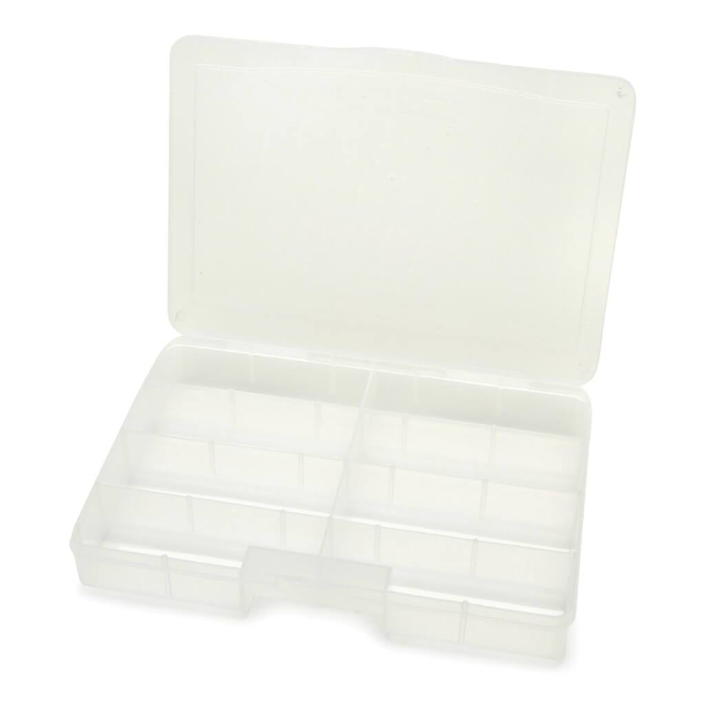 DELUXE BEAD ORGANIZER 8 COMPARTMENTS 